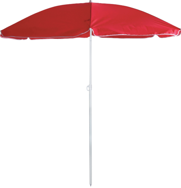 Зонт пляжный 2м с наклоном красный