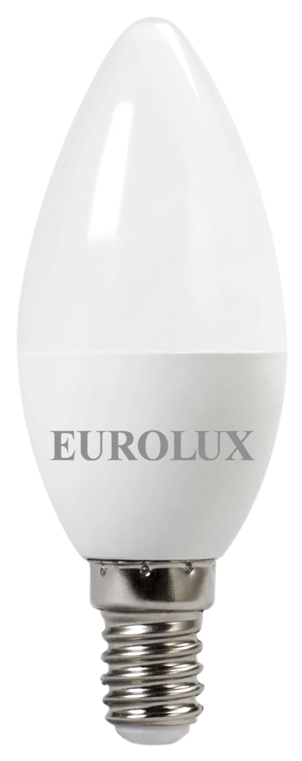 Лампа светодиодная LL-E-C37-7W теплый Е14 Eurolux